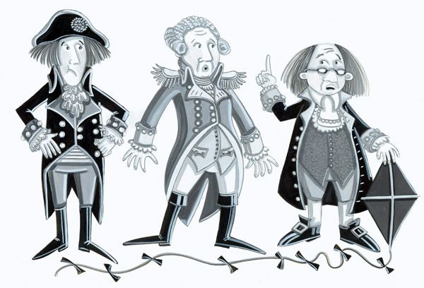Ben Franklin and George Washington