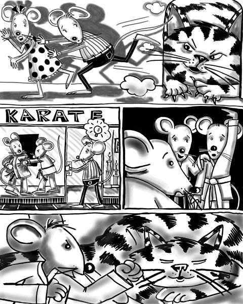 Karate Mouse Graphic Novel
